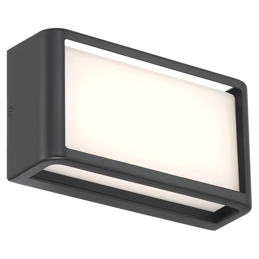 Access Lighting 20023LEDDMG-BL/ACR Black Malibu Outdoor Led Wall Mount Image 6