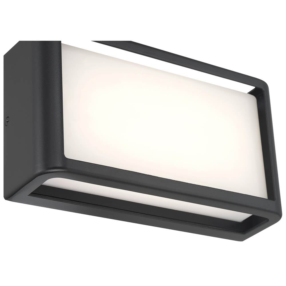 Access Lighting 20023LEDDMG-BL/ACR Black Malibu Outdoor Led Wall Mount Image 4