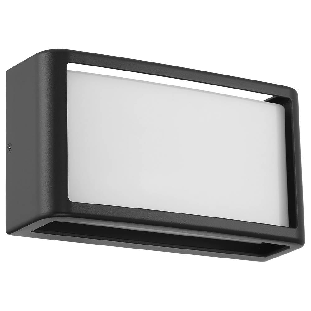 Access Lighting 20023LEDDMG-BL/ACR Black Malibu Outdoor Led Wall Mount Image 2