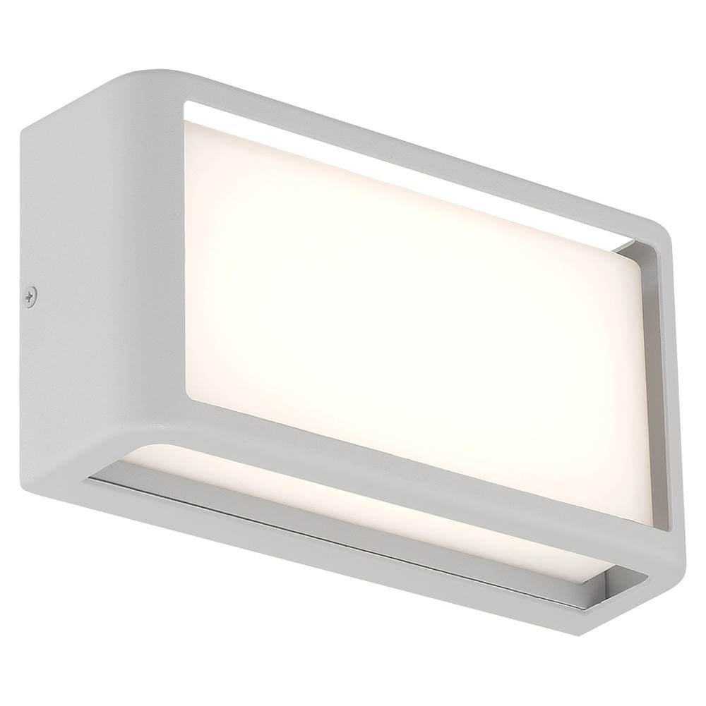 Access Lighting 20023LEDDMG-SAT/ACR Satin Malibu Outdoor Led Wall Mount Image 6