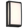 Access Lighting 20024LEDDMG-BL/ACR Black Outdoor Led Wall Mount Image 1