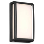 Access Lighting 20024LEDDMG-BL/ACR Black Outdoor Led Wall Mount Image 1