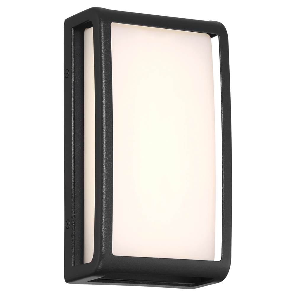 Access Lighting 20024LEDDMG-BL/ACR Black Outdoor Led Wall Mount Image 1