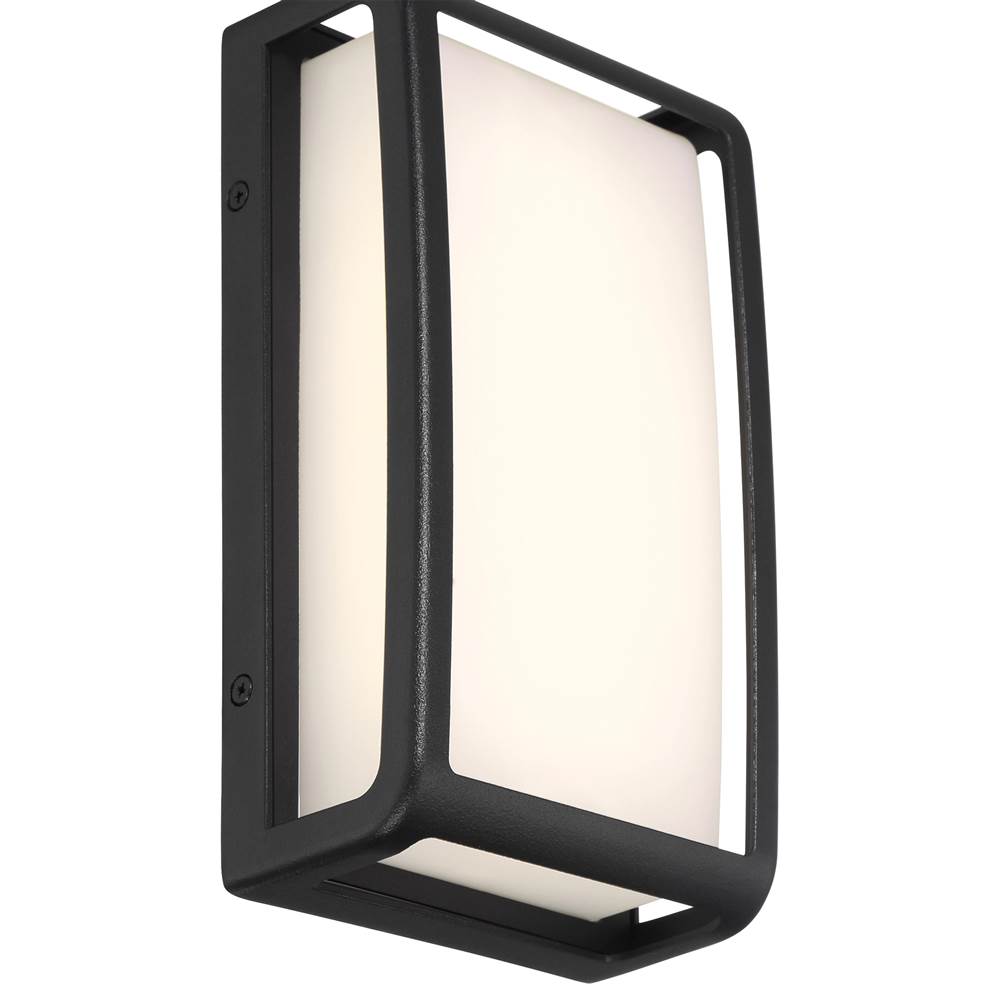 Access Lighting 20024LEDDMG-BL/ACR Black Outdoor Led Wall Mount Image 9