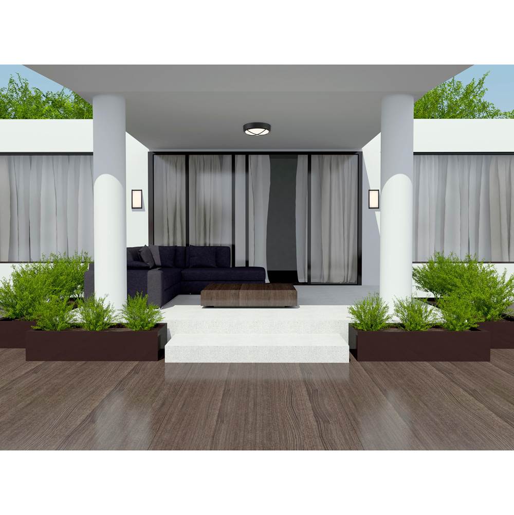 Access Lighting 20024LEDDMG-BL/ACR Black Outdoor Led Wall Mount Image 4