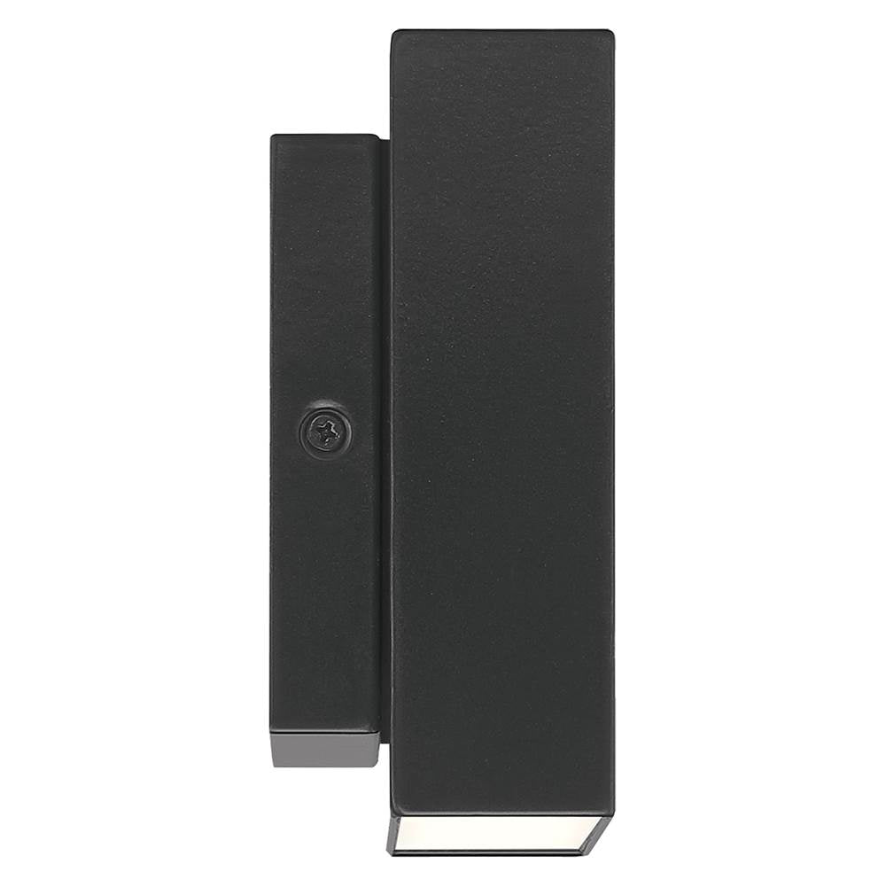 Access Lighting 20026LEDDMG-BL/FST Black Strand Bi-directional Outdoor Led Wall Mount Image 5