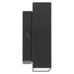Access Lighting 20026LEDDMG-BL/FST Black Strand Bi-directional Outdoor Led Wall Mount Image 5
