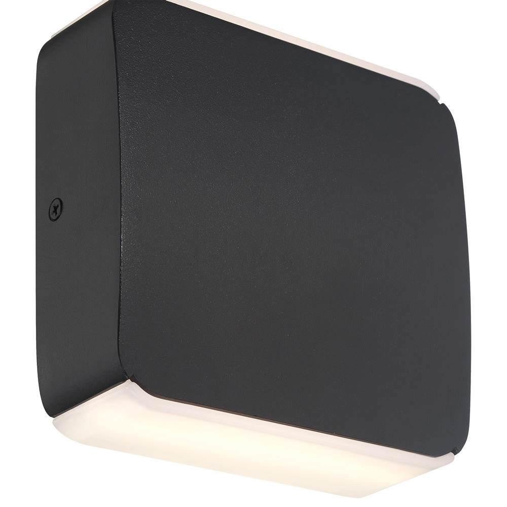 Access Lighting 20029LEDDMG-BL/ACR Black Newport Bi-directional Outdoor Led Wall Mount Image 4