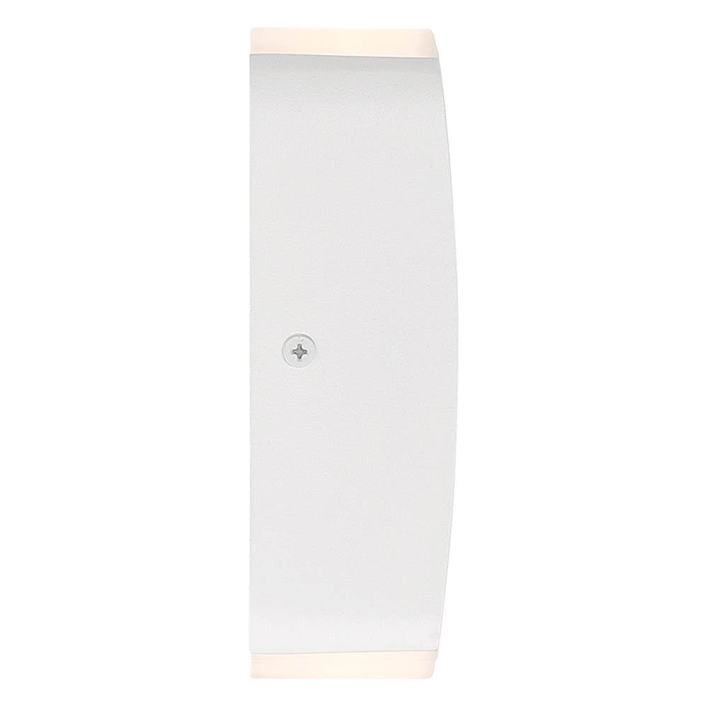 Access Lighting 20029LEDDMG-WH/ACR White Newport Bi-directional Outdoor Led Wall Mount Image 5
