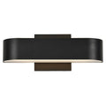 Access Lighting 20046LEDDMG-BL/FST Black Bi-directional Outdoor Led Wall Mount Image 1