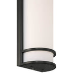 Access Lighting 20106LEDMGEM-BL/ACR Black Dual Voltage Emergency Battery Backup Outdoor Led Wall Mount Image 4