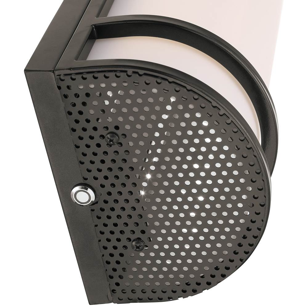 Access Lighting 20106LEDMGEM-BL/ACR Black Dual Voltage Emergency Battery Backup Outdoor Led Wall Mount Image 2