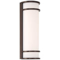 Access Lighting 20106LEDMGEM-BRZ/ACR Bronze Cove Dual Voltage Emergency Backup Outdoor Led Wall Mount Image 1