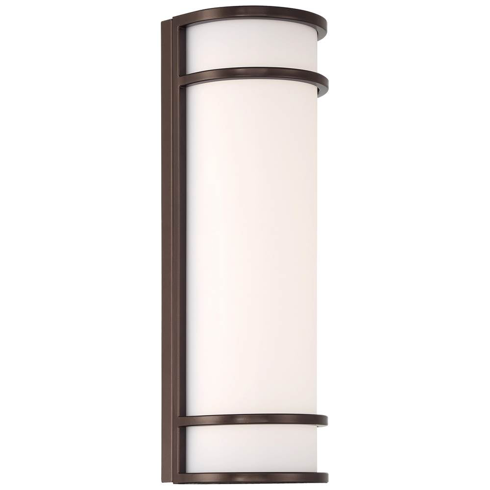 Access Lighting 20106LEDMGEM-BRZ/ACR Bronze Cove Dual Voltage Emergency Backup Outdoor Led Wall Mount Image 1