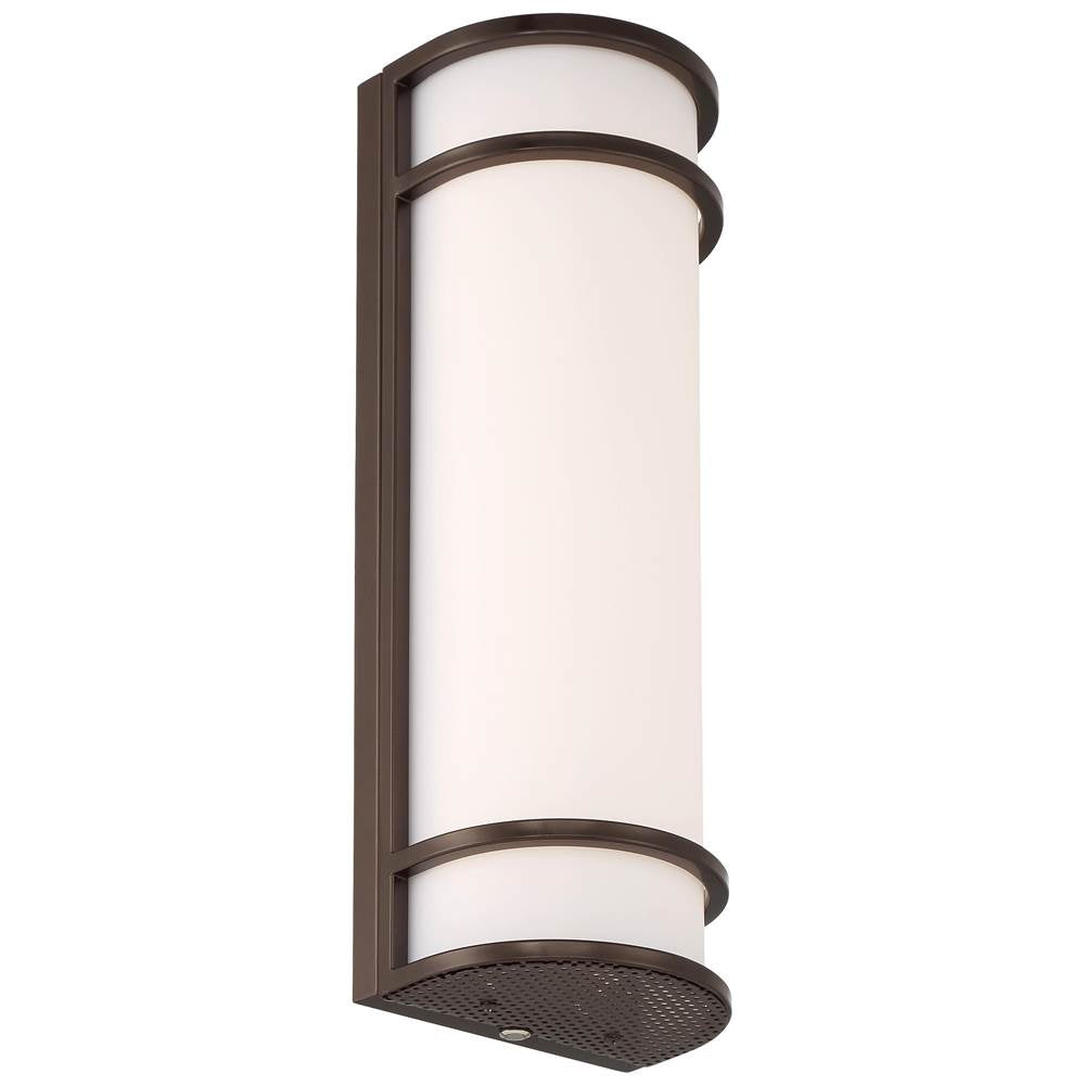 Access Lighting 20106LEDMGEM-BRZ/ACR Bronze Cove Dual Voltage Emergency Backup Outdoor Led Wall Mount Image 7