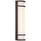 Access Lighting 20106LEDMGEM-BRZ/ACR Bronze Cove Dual Voltage Emergency Backup Outdoor Led Wall Mount Image 6