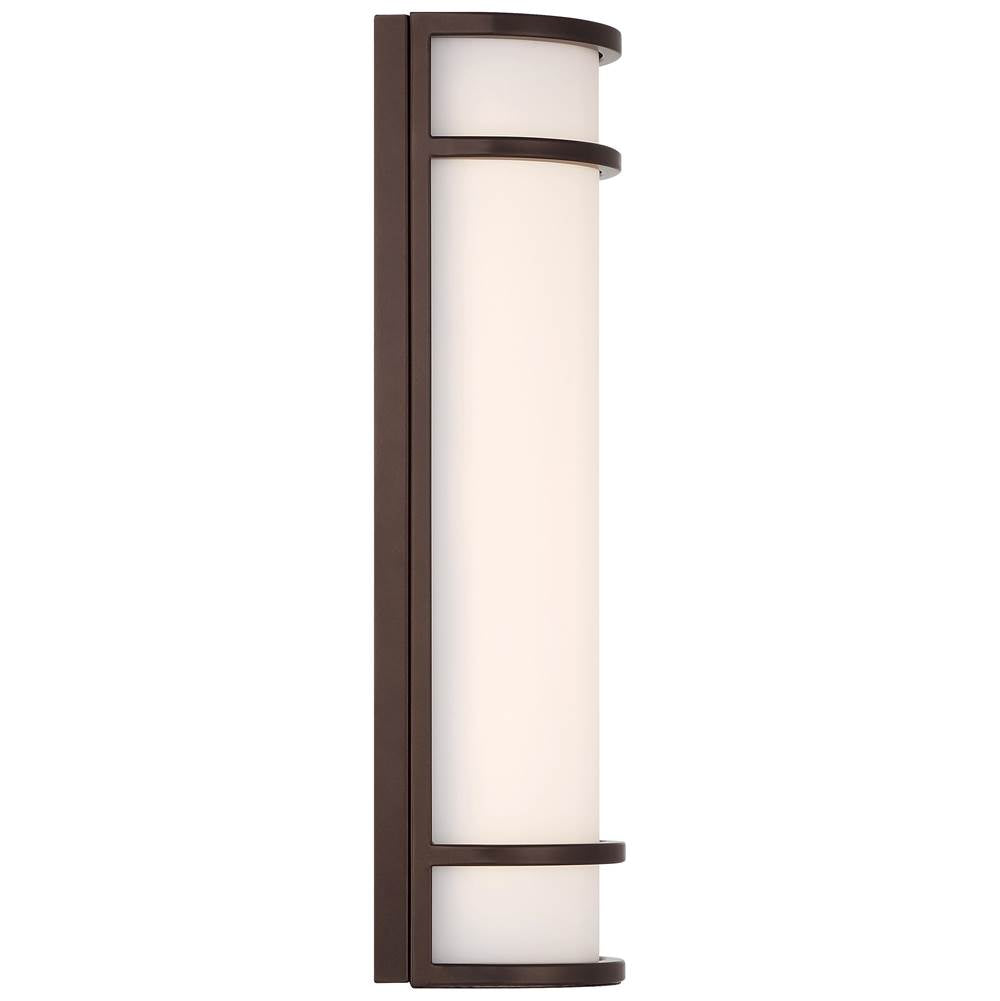 Access Lighting 20106LEDMGEM-BRZ/ACR Bronze Cove Dual Voltage Emergency Backup Outdoor Led Wall Mount Image 6