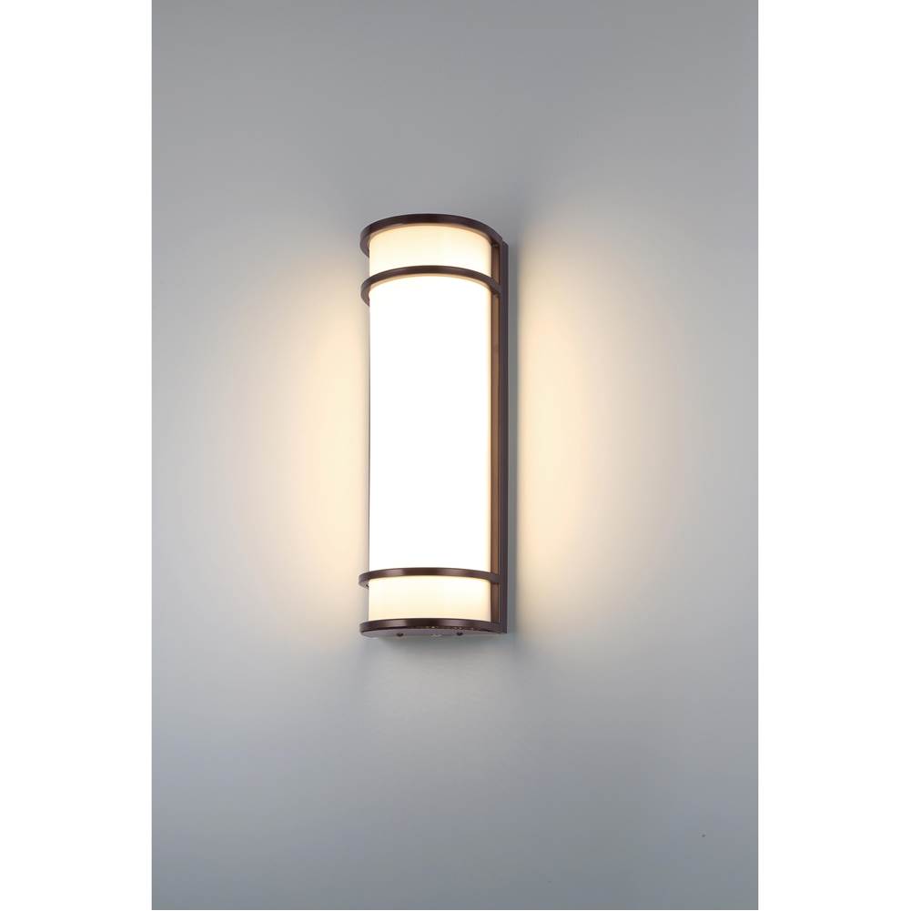 Access Lighting 20106LEDMGEM-BRZ/ACR Bronze Cove Dual Voltage Emergency Backup Outdoor Led Wall Mount Image 4