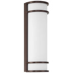 Access Lighting 20106LEDMGEM-BRZ/ACR Bronze Cove Dual Voltage Emergency Backup Outdoor Led Wall Mount Image 2
