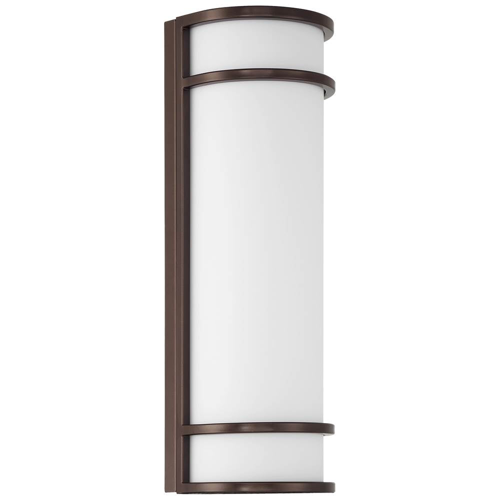 Access Lighting 20106LEDMGEM-BRZ/ACR Bronze Cove Dual Voltage Emergency Backup Outdoor Led Wall Mount Image 2