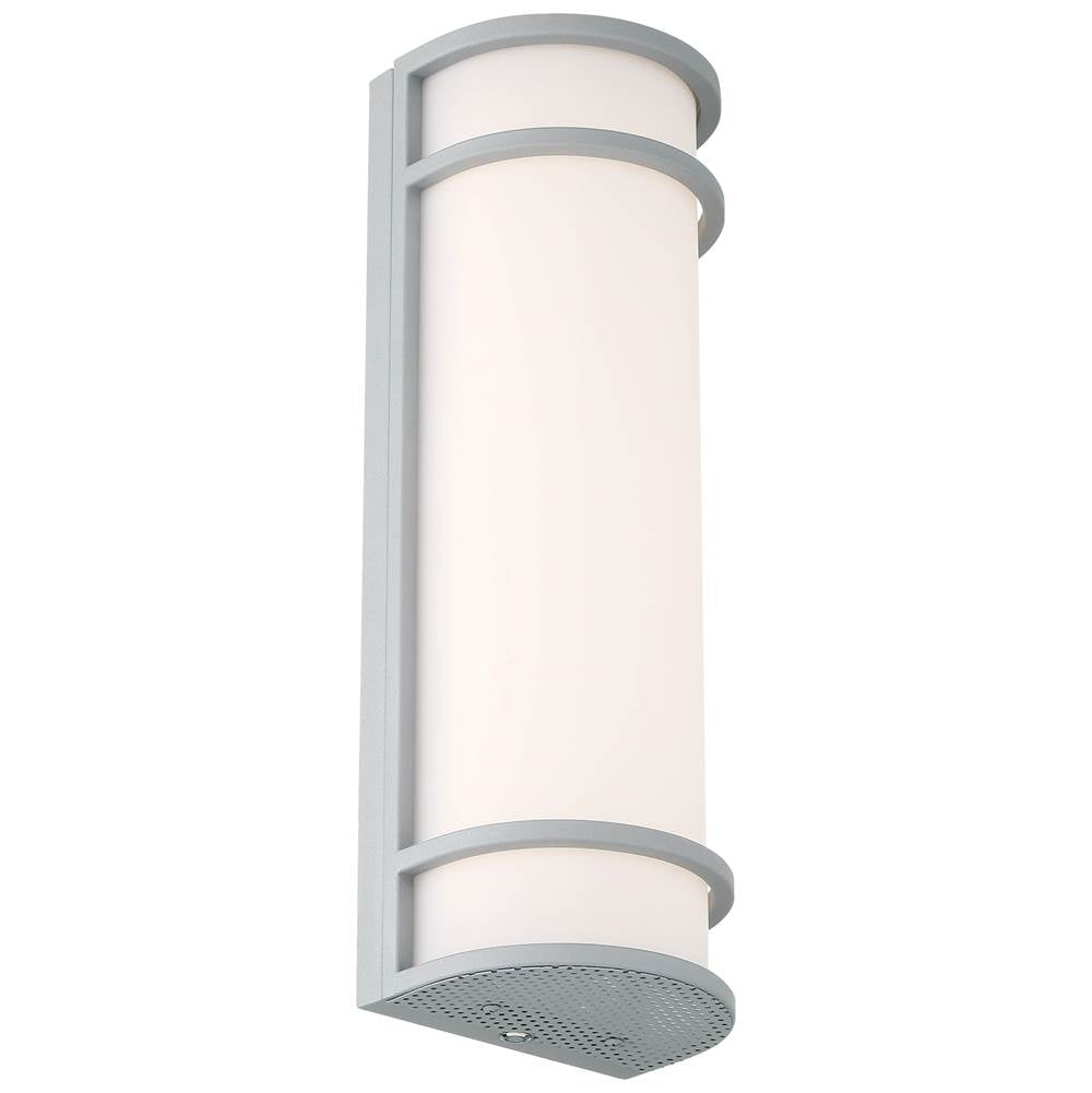 Access Lighting 20106LEDMGEM-SAT/ACR Satin Cove Dual Voltage Emergency Backup Outdoor Led Wall Mount Image 7