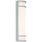 Access Lighting 20106LEDMGEM-SAT/ACR Satin Cove Dual Voltage Emergency Backup Outdoor Led Wall Mount Image 6