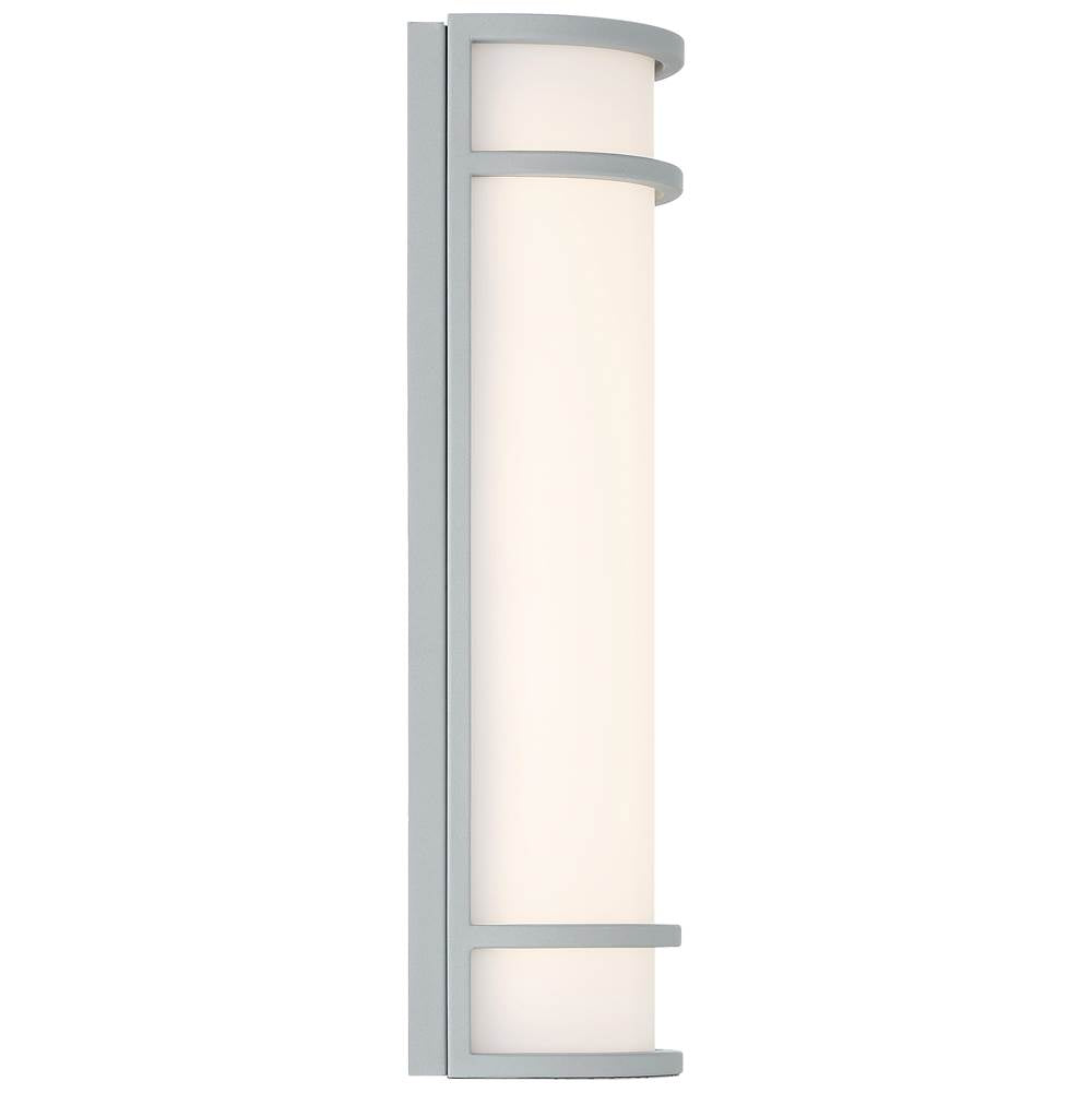 Access Lighting 20106LEDMGEM-SAT/ACR Satin Cove Dual Voltage Emergency Backup Outdoor Led Wall Mount Image 6
