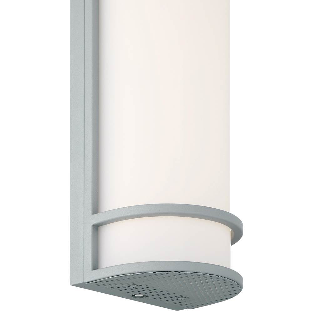 Access Lighting 20106LEDMGEM-SAT/ACR Satin Cove Dual Voltage Emergency Backup Outdoor Led Wall Mount Image 5