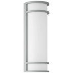 Access Lighting 20106LEDMGEM-SAT/ACR Satin Cove Dual Voltage Emergency Backup Outdoor Led Wall Mount Image 2