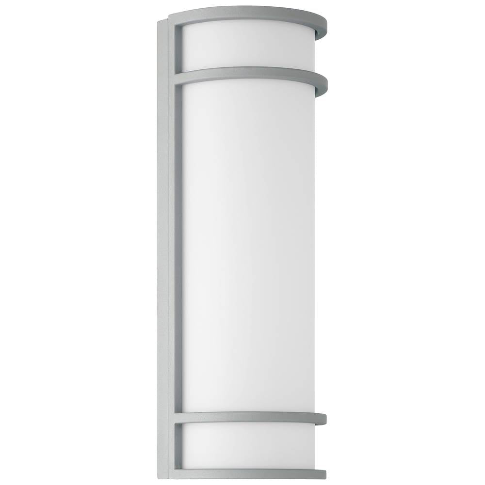 Access Lighting 20106LEDMGEM-SAT/ACR Satin Cove Dual Voltage Emergency Backup Outdoor Led Wall Mount Image 2