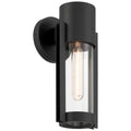 Access Lighting 20115LEDDMGLP-BL/CLR Black 1 Light Outdoor Wall Mount Image 1