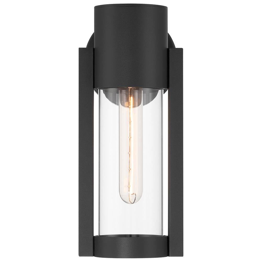 Access Lighting 20115LEDDMGLP-BL/CLR Black 1 Light Outdoor Wall Mount Image 6