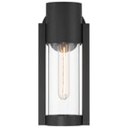 Access Lighting 20115LEDDMGLP-BL/CLR Black 1 Light Outdoor Wall Mount Image 6