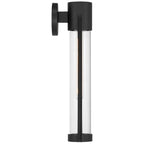 Access Lighting 20116LEDDMGLP-BL/CLR Black 1 Light Outdoor Wall Mount Image 5