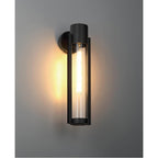 Access Lighting 20116LEDDMGLP-BL/CLR Black 1 Light Outdoor Wall Mount Image 3