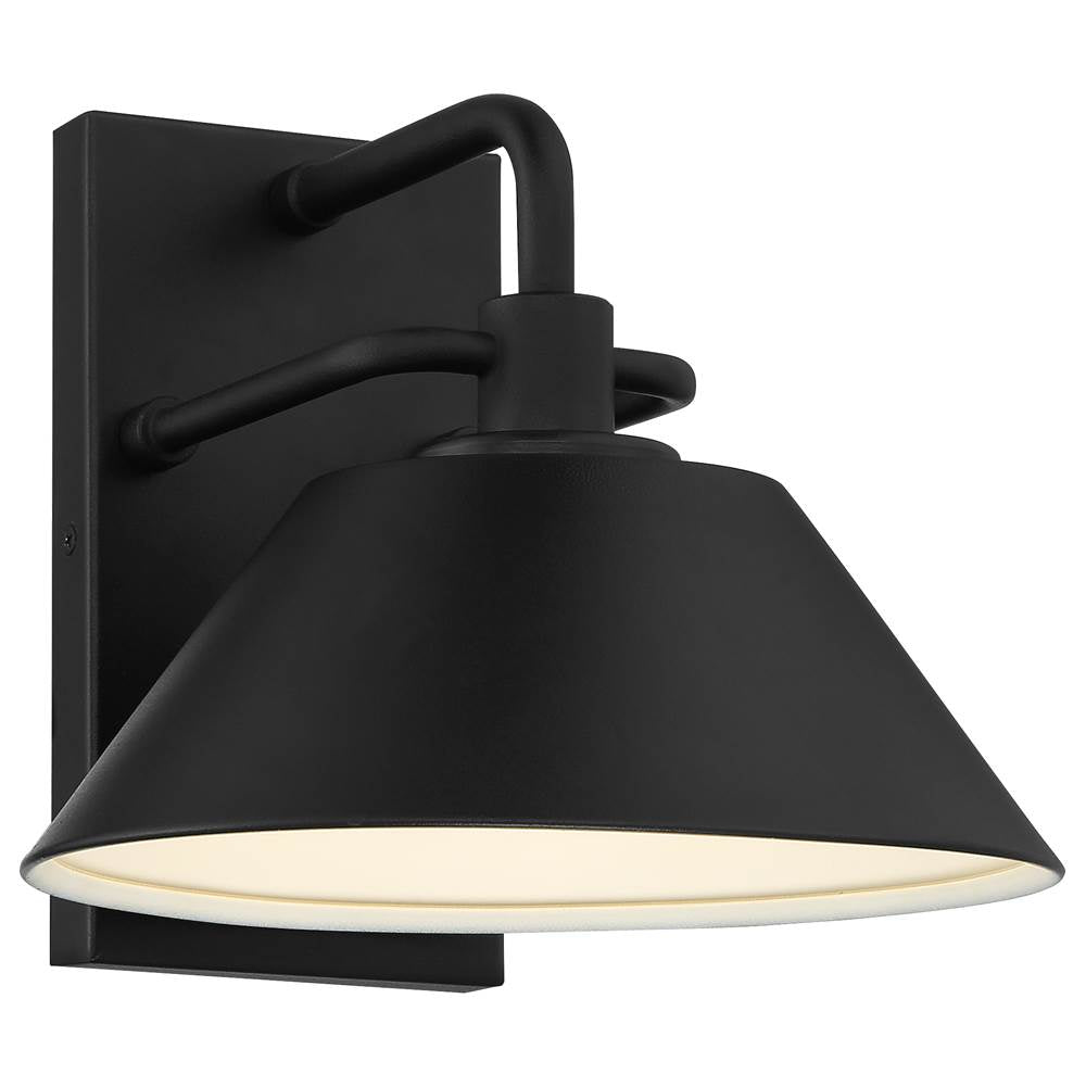 Access Lighting 20130LEDDMG-BL Black Outdoor Led Wall Mount Image 1