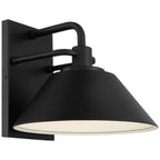 Access Lighting 20131LEDDMG-BL Black Outdoor Led Wall Mount Image 2