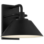 Access Lighting 20132LEDDMG-BL Black Avalon Outdoor Led Wall Mount Image 1