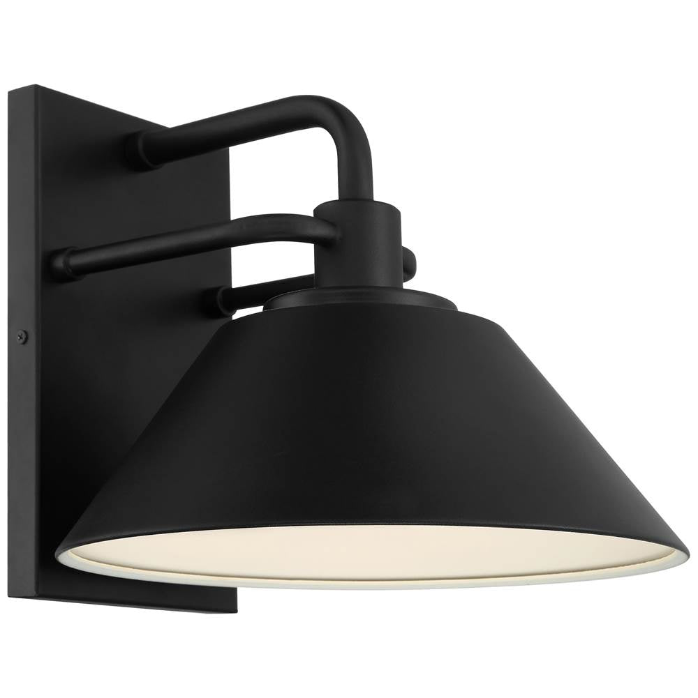 Access Lighting 20132LEDDMG-BL Black Avalon Outdoor Led Wall Mount Image 2