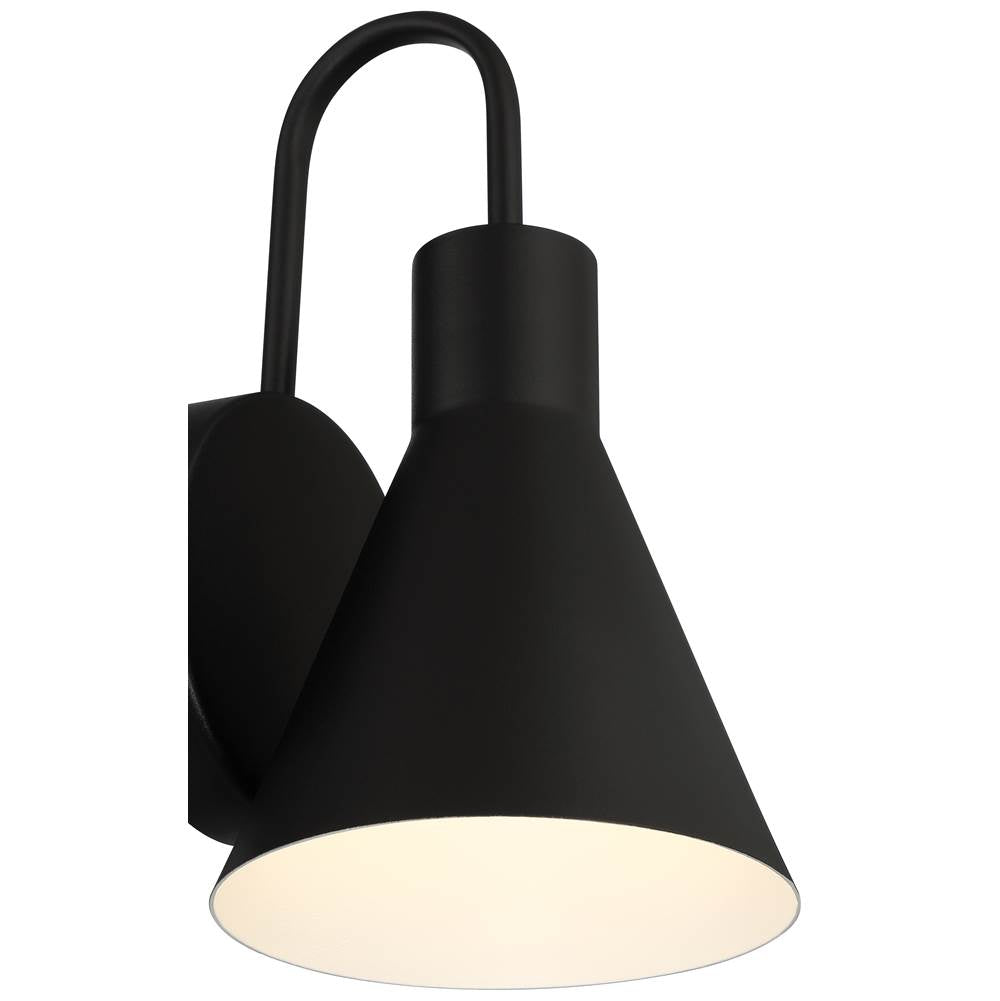 Access Lighting 20137LEDDMG-BL Black Outdoor Led Wall Mount Image 3