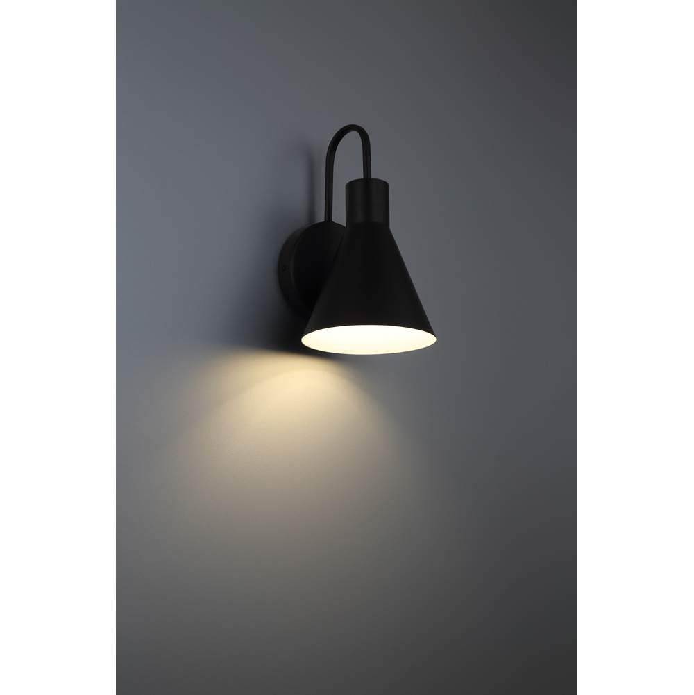 Access Lighting 20137LEDDMG-BL Black Outdoor Led Wall Mount Image 2