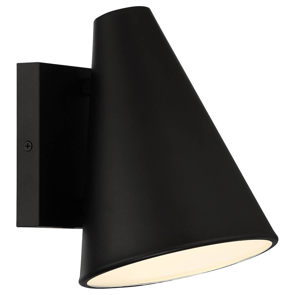 Access Lighting 20143LEDDMG-BL Black Outdoor Led Wall Mount Image 1