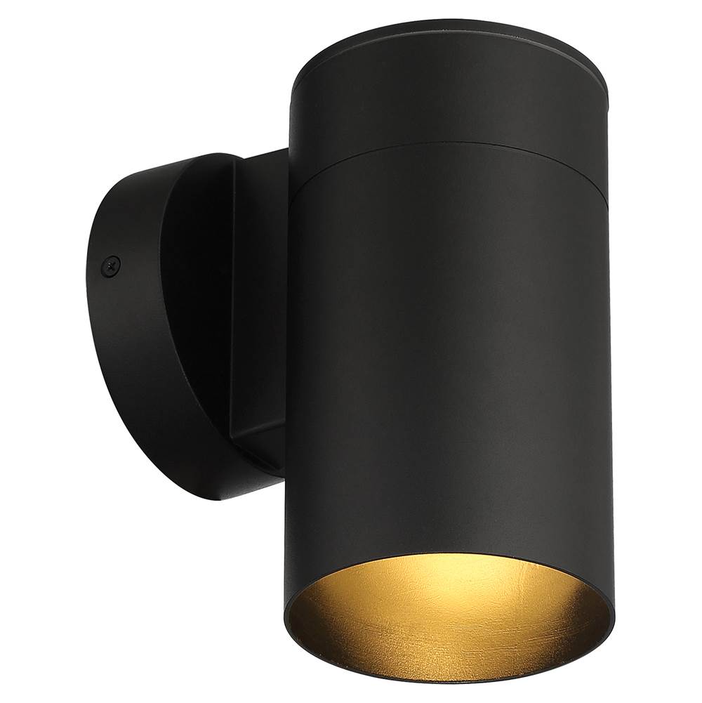 Access Lighting 20147LEDDMGLP-BL Black 1 Light Outdoor Led Wall Mount Image 3