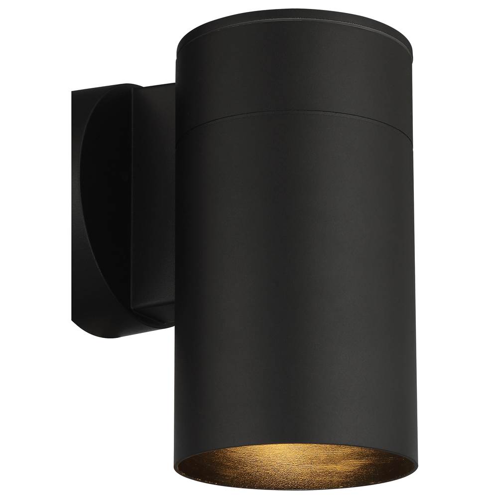 Access Lighting 20147LEDDMGLP-BL Black 1 Light Outdoor Led Wall Mount Image 2