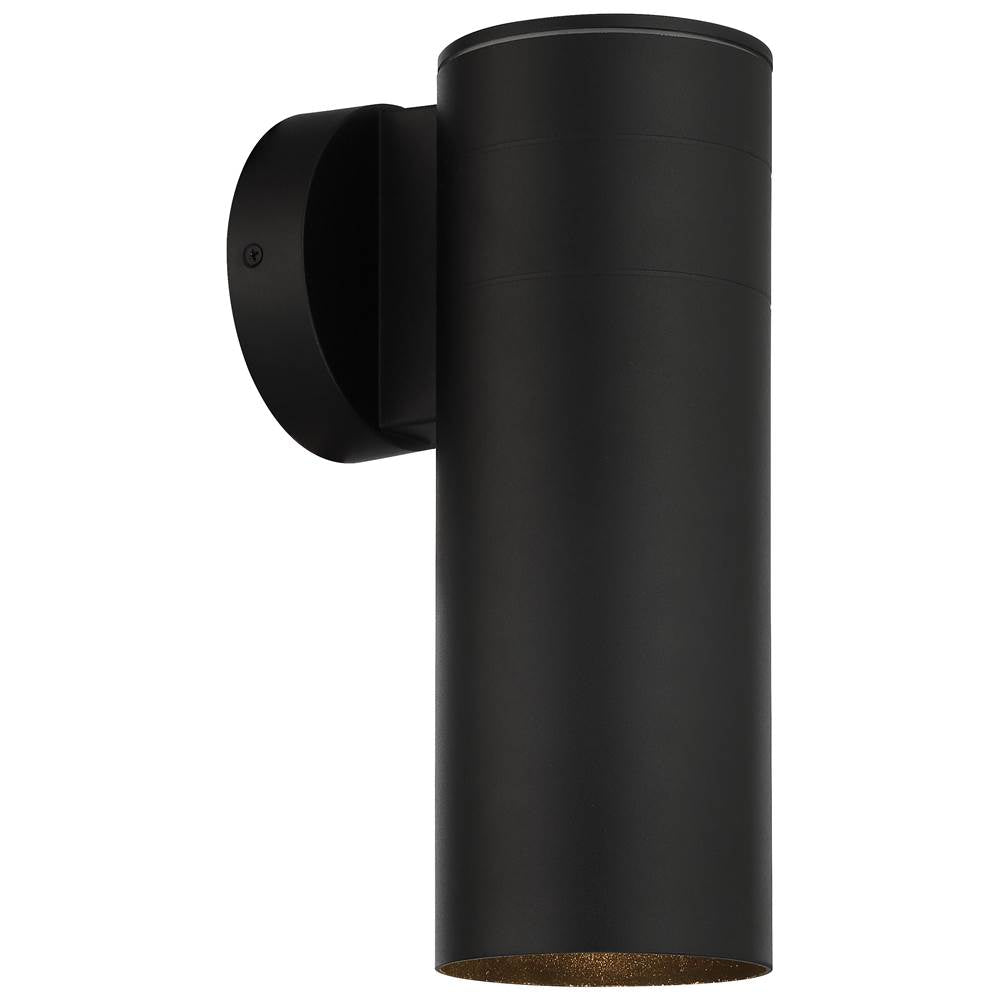 Access Lighting 20148LEDDMGLP-BL Black 1 Light Outdoor Led Wall Mount Image 1