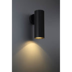Access Lighting 20148LEDDMGLP-BL Black 1 Light Outdoor Led Wall Mount Image 2