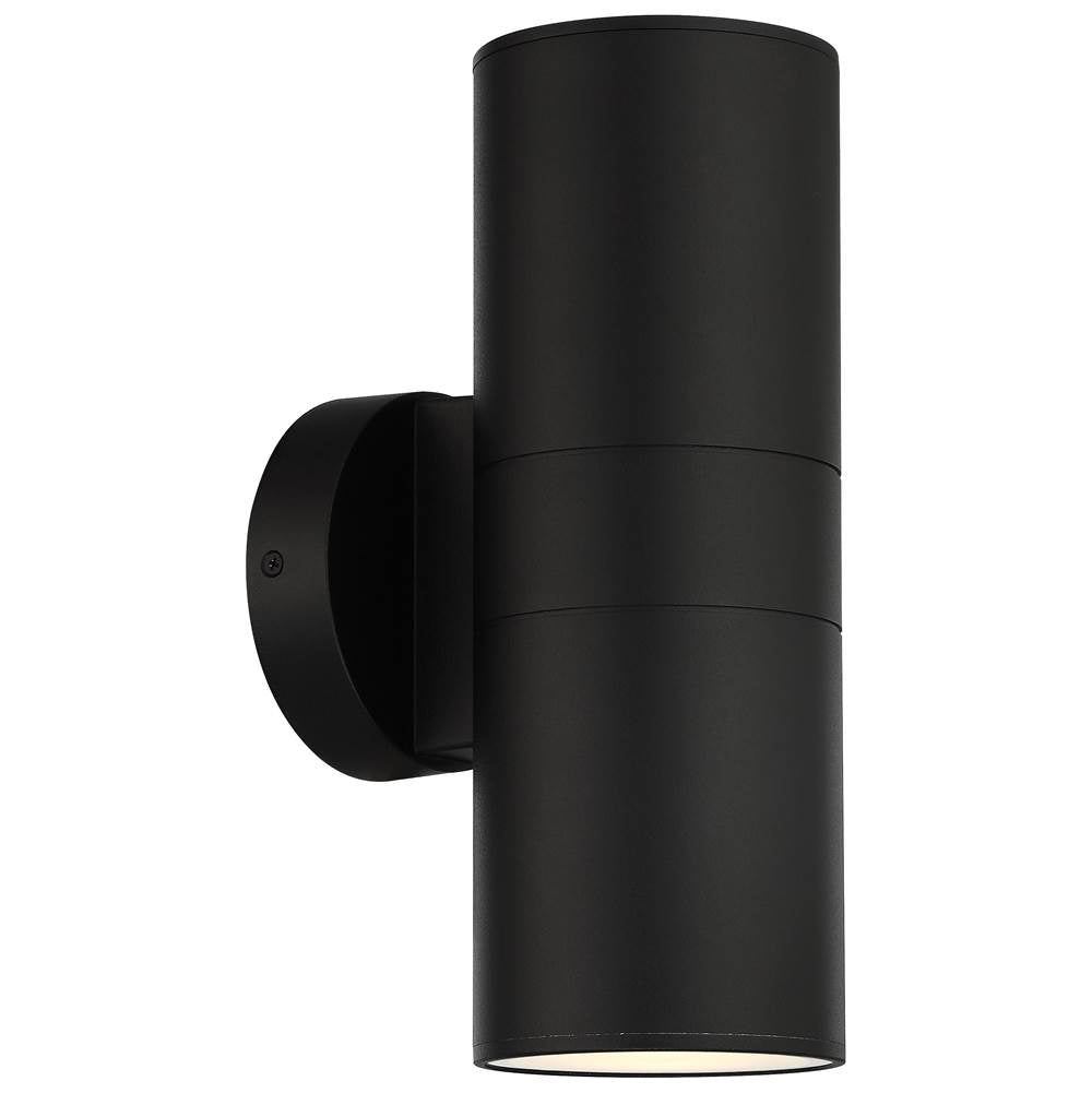 Access Lighting 20149LEDDMGLP-BL Black Bi-directional Outdoor Led Wall Mount Image 1
