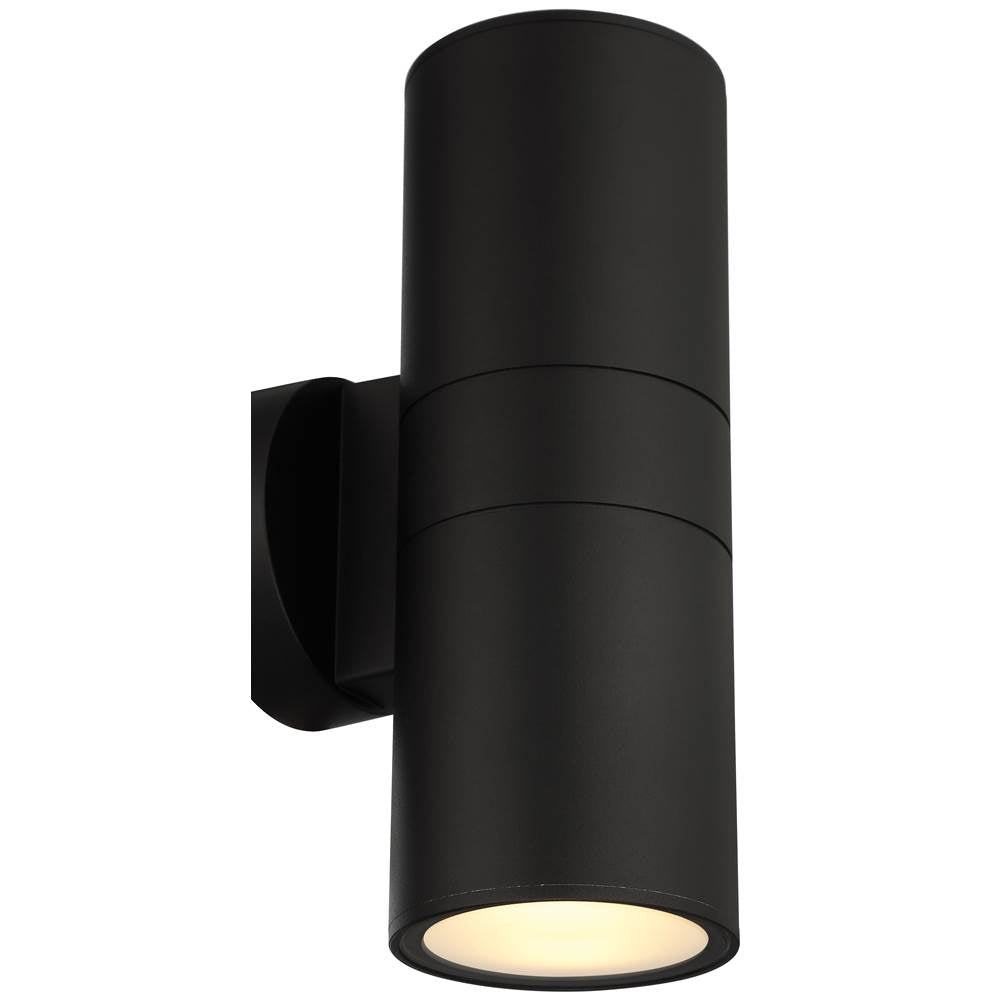 Access Lighting 20149LEDDMGLP-BL Black Bi-directional Outdoor Led Wall Mount Image 3