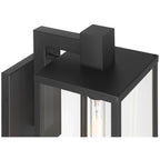 Access Lighting 20154MG-BL/CLR Black 1 Light Outdoor Wall Mount Image 4