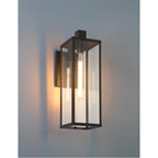Access Lighting 20154MG-BL/CLR Black 1 Light Outdoor Wall Mount Image 2